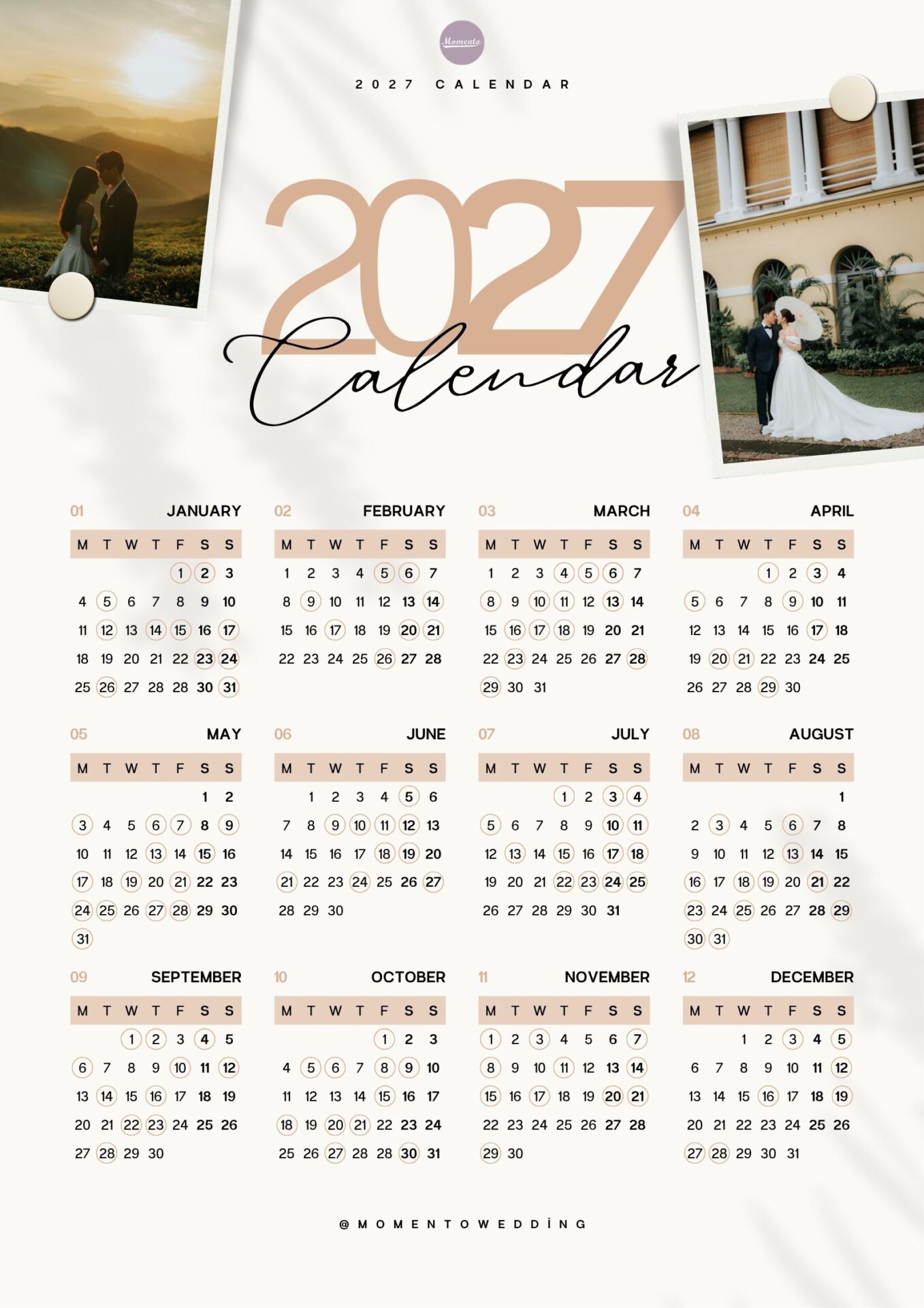 Auspicious Wedding Dates in 2027: A Guide for Malaysian Couples